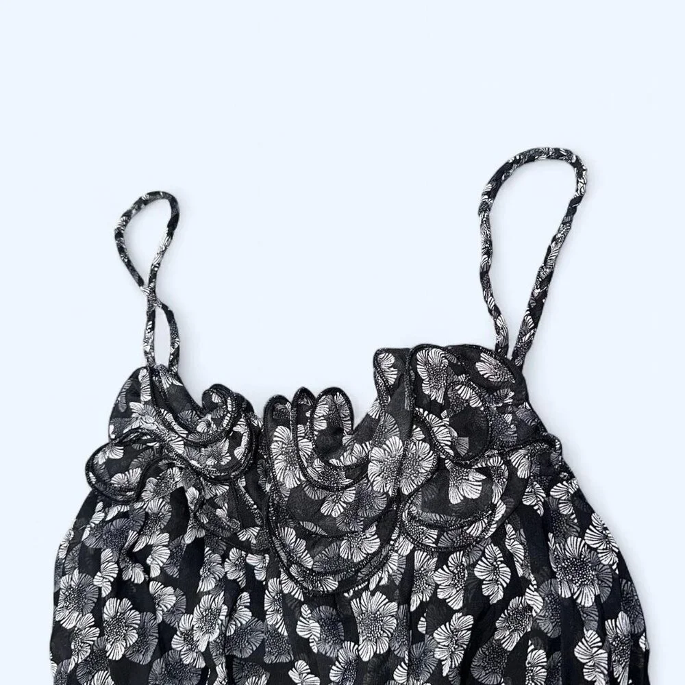 Snap Floral Ruffle Mini Dress - Picture 2 of 4